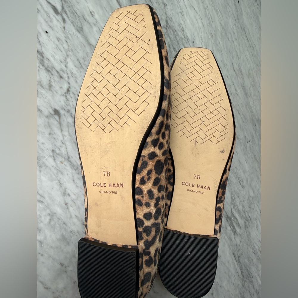 COLE HAAN Suede Bethany Ballerina Flat - Picture 7 of 10